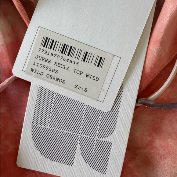 Maria Cher Jufre Keyla Top Wild Rose S NWT - Picture 8 of 9